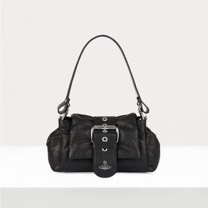 Vivienne Westwood Black Hazel Treasure  Shoulder Bag